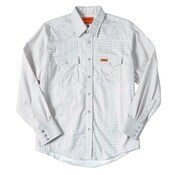 Mens Western FR Work Shirt in White